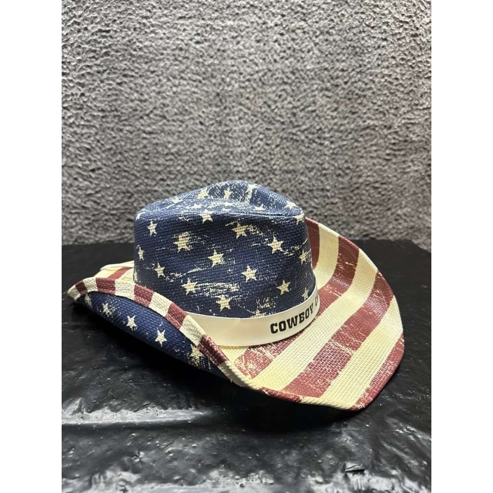 Official Beyonce 2025 Cowboy Carter Tour 100% Paper American Flag Cowboy Hat